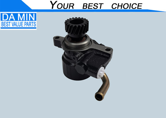 Pompe de direction assistée hydraulique moteur J08E 44310-E0120 RH Dents hélicoïdales 20T Long tuyau d'huile Pièces de châssis de direction pour camion Hino